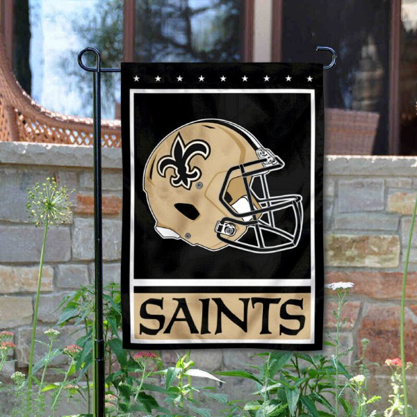 New Orleans Saints Double-Sided Garden Flag 002 (Pls check description for details)